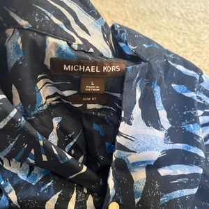 Michael Kors Hawaiian print shirt